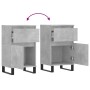 Sideboards 2 Stück betongraues Holzwerkstoff 40x35x70 cm von vidaXL, Sideboards - Ref: Foro24-831173, Preis: 74,48 €, Rabatt: %