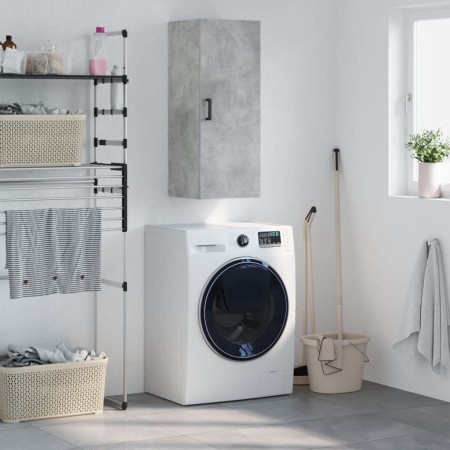 Concrete gray wall cabinet 34.5x34x90 cm by vidaXL, Sideboards - Ref: Foro24-828856, Price: 46,11 €, Discount: %