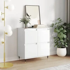 Bright white plywood sideboard 60x35x70 cm by vidaXL, Sideboards - Ref: Foro24-831206, Price: 74,28 €, Discount: %