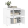 Sideboard aus glänzendem weißem Sperrholz 60x35x70 cm von vidaXL, Sideboards - Ref: Foro24-831206, Preis: 75,26 €, Rabatt: %
