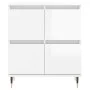 Sideboard aus glänzendem weißem Sperrholz 60x35x70 cm von vidaXL, Sideboards - Ref: Foro24-831206, Preis: 74,28 €, Rabatt: %