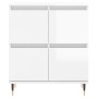 Sideboard aus glänzendem weißem Sperrholz 60x35x70 cm von vidaXL, Sideboards - Ref: Foro24-831206, Preis: 75,26 €, Rabatt: %