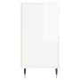 Aparador de madera contrachapada blanco brillante 60x35x70 cm de vidaXL, Aparadores - Ref: Foro24-831206, Precio: 74,28 €, De...
