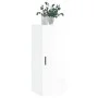 Armario de pared blanco brillante 34,5x34x90 cm de vidaXL, Aparadores - Ref: Foro24-828870, Precio: 58,87 €, Descuento: %