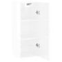 Armario de pared blanco brillante 34,5x34x90 cm de vidaXL, Aparadores - Ref: Foro24-828870, Precio: 58,78 €, Descuento: %
