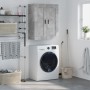 Concrete gray engineered wood wall cabinet 69.5x34x90 cm by vidaXL, Sideboards - Ref: Foro24-830400, Price: 65,46 €, Discount: %