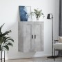Betongrauer Wandschrank aus Holzwerkstoff, 69,5 x 34 x 90 cm von vidaXL, Sideboards - Ref: Foro24-830400, Preis: 65,55 €, Rab...