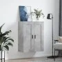 Concrete gray engineered wood wall cabinet 69.5x34x90 cm by vidaXL, Sideboards - Ref: Foro24-830400, Price: 65,33 €, Discount: %