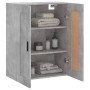 Betongrauer Wandschrank aus Holzwerkstoff, 69,5 x 34 x 90 cm von vidaXL, Sideboards - Ref: Foro24-830400, Preis: 65,55 €, Rab...
