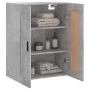 Concrete gray engineered wood wall cabinet 69.5x34x90 cm by vidaXL, Sideboards - Ref: Foro24-830400, Price: 65,33 €, Discount: %