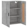 Concrete gray engineered wood wall cabinet 69.5x34x90 cm by vidaXL, Sideboards - Ref: Foro24-830400, Price: 65,33 €, Discount: %
