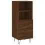 Oak brown engineered wood sideboard 34.5x34x90 cm by vidaXL, Sideboards - Ref: Foro24-828667, Price: 51,47 €, Discount: %