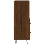 Aparador madera de ingeniería marrón roble 34,5x34x90 cm de vidaXL, Aparadores - Ref: Foro24-828667, Precio: 52,02 €, Descuen...