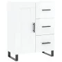 Hochglanzweißes Sperrholz-Sideboard 69,5 x 34 x 90 cm von vidaXL, Sideboards - Ref: Foro24-830286, Preis: 109,14 €, Rabatt: %