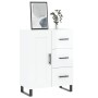 Hochglanzweißes Sperrholz-Sideboard 69,5 x 34 x 90 cm von vidaXL, Sideboards - Ref: Foro24-830286, Preis: 110,47 €, Rabatt: %
