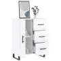 Hochglanzweißes Sperrholz-Sideboard 69,5 x 34 x 90 cm von vidaXL, Sideboards - Ref: Foro24-830286, Preis: 109,14 €, Rabatt: %