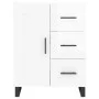 Hochglanzweißes Sperrholz-Sideboard 69,5 x 34 x 90 cm von vidaXL, Sideboards - Ref: Foro24-830286, Preis: 109,14 €, Rabatt: %