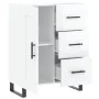 Hochglanzweißes Sperrholz-Sideboard 69,5 x 34 x 90 cm von vidaXL, Sideboards - Ref: Foro24-830286, Preis: 109,14 €, Rabatt: %