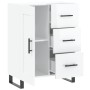 Hochglanzweißes Sperrholz-Sideboard 69,5 x 34 x 90 cm von vidaXL, Sideboards - Ref: Foro24-830286, Preis: 110,47 €, Rabatt: %