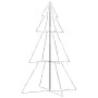 Árbol de Navidad 240 luces LED interior y exterior 118x180 cm