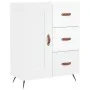 Hochglanzweißes Sperrholz-Sideboard 69,5 x 34 x 90 cm von vidaXL, Sideboards - Ref: Foro24-830230, Preis: 99,28 €, Rabatt: %