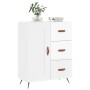 Hochglanzweißes Sperrholz-Sideboard 69,5 x 34 x 90 cm von vidaXL, Sideboards - Ref: Foro24-830230, Preis: 100,54 €, Rabatt: %