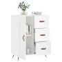 Hochglanzweißes Sperrholz-Sideboard 69,5 x 34 x 90 cm von vidaXL, Sideboards - Ref: Foro24-830230, Preis: 99,28 €, Rabatt: %