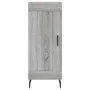 Sonoma gray engineered wood sideboard 34.5x34x90 cm by vidaXL, Sideboards - Ref: Foro24-830466, Price: 62,92 €, Discount: %