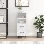 Hochglanzweißes Sperrholz-Sideboard 34,5 x 34 x 90 cm von vidaXL, Sideboards - Ref: Foro24-828662, Preis: 49,44 €, Rabatt: %