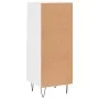 Hochglanzweißes Sperrholz-Sideboard 34,5 x 34 x 90 cm von vidaXL, Sideboards - Ref: Foro24-828662, Preis: 49,44 €, Rabatt: %