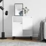 Sideboard aus weißem Sperrholz 60x35x70 cm von vidaXL, Sideboards - Ref: Foro24-831196, Preis: 58,78 €, Rabatt: %