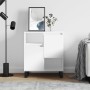 Sideboard aus weißem Sperrholz 60x35x70 cm von vidaXL, Sideboards - Ref: Foro24-831196, Preis: 59,50 €, Rabatt: %