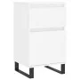 White engineered wood sideboard 40x35x70 cm by vidaXL, Sideboards - Ref: Foro24-831164, Price: 56,39 €, Discount: %