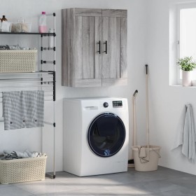 Sonoma gray engineered wood wall cabinet 69.5x34x90 cm by vidaXL, Sideboards - Ref: Foro24-830410, Price: 54,32 €, Discount: %