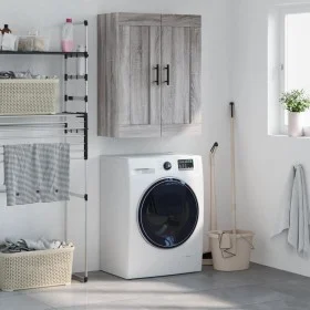 Sonoma gray engineered wood wall cabinet 69.5x34x90 cm by vidaXL, Sideboards - Ref: Foro24-830410, Price: 53,81 €, Discount: %