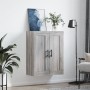Sonoma grauer Wandschrank aus Holzwerkstoff, 69,5 x 34 x 90 cm von vidaXL, Sideboards - Ref: Foro24-830410, Preis: 54,32 €, R...