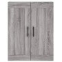 Sonoma grauer Wandschrank aus Holzwerkstoff, 69,5 x 34 x 90 cm von vidaXL, Sideboards - Ref: Foro24-830410, Preis: 54,32 €, R...