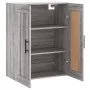Sonoma gray engineered wood wall cabinet 69.5x34x90 cm by vidaXL, Sideboards - Ref: Foro24-830410, Price: 53,72 €, Discount: %