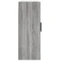 Armario de pared madera ingeniería gris Sonoma 69,5x34x90 cm de vidaXL, Aparadores - Ref: Foro24-830410, Precio: 53,81 €, Des...