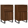 Sideboards 2 pcs oak brown engineered wood 40x35x70 cm by vidaXL, Sideboards - Ref: Foro24-831179, Price: 72,45 €, Discount: %