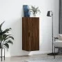 Armario de pared marrón roble 34,5x34x90 cm de vidaXL, Aparadores - Ref: Foro24-828875, Precio: 60,58 €, Descuento: %