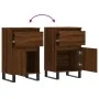 Sideboards 2 pcs oak brown engineered wood 40x35x70 cm by vidaXL, Sideboards - Ref: Foro24-831179, Price: 72,45 €, Discount: %