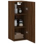Armario de pared marrón roble 34,5x34x90 cm de vidaXL, Aparadores - Ref: Foro24-828875, Precio: 60,50 €, Descuento: %