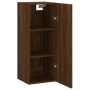 Oak brown wall cabinet 34.5x34x90 cm by vidaXL, Sideboards - Ref: Foro24-828875, Price: 60,50 €, Discount: %