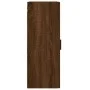 Armario de pared marrón roble 34,5x34x90 cm de vidaXL, Aparadores - Ref: Foro24-828875, Precio: 60,58 €, Descuento: %