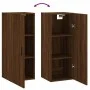 Armario de pared marrón roble 34,5x34x90 cm de vidaXL, Aparadores - Ref: Foro24-828875, Precio: 60,58 €, Descuento: %