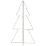 Árbol de Navidad 300 luces LED interior y exterior 120x220 cm