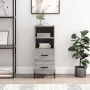 Sonoma gray engineered wood sideboard 34.5x34x90 cm by vidaXL, Sideboards - Ref: Foro24-828682, Price: 60,04 €, Discount: %
