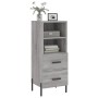 Sonoma gray engineered wood sideboard 34.5x34x90 cm by vidaXL, Sideboards - Ref: Foro24-828682, Price: 60,04 €, Discount: %