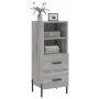Sonoma gray engineered wood sideboard 34.5x34x90 cm by vidaXL, Sideboards - Ref: Foro24-828682, Price: 59,48 €, Discount: %